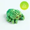 Juguete de Salamandra Bebé Impreso en 3D con Ojos Realistas y Articulaciones Móviles, Mini Juguete Regalo, Manualidad de Plástico