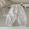 Calças Antimosquito Infantis Ningli Verão Novo Estiloso Calças Lanterna Infantis Roupas Infantis de Verão Calças Casuais Finas para Bebê
