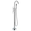 Juego de Ducha con Grifo de Cascada para Bañera Frío y Caliente, Columna de Ducha Empotrada en la Bañera de Alto Flujo, Columna de Ducha