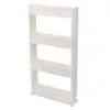 Estante de Almacenamiento para Grietas Estante para Sándwiches Estante de Almacenamiento Móvil Estante de Almacenamiento para Huecos de Cocina Refrigerador Baño Baño