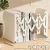 Soporte Metálico Retráctil para Libros con Portalápices para Estudiantes de Secundaria, Soporte Fijo para Libros, Estantería, Almacenamiento Vertical de Libros de Escritorio