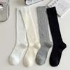 Calcetines largos finos de tubo alto de primavera y verano huecos calcetines jk ins calcetines japoneses miu ballet viento dulce algodón pantorrilla calcetines de mujer
