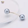 Alfiler de perla simple para ropa fijo invisible broche anti-exposición de alto valor accesorios decorativos versátiles venta al por mayor