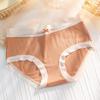 Ropa interior modal para mujer Algodón Antibacteriano Gasa Agradable al tacto Piel desnuda para niña Sin costuras Cintura media Cómodo Transpirable Calzones triangulares