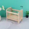 1:12 Muebles Miniatura para Casa de Muñecas Modelo Sin Terminar Escena de Habitación Infantil Decoración de Cama para Niños
