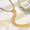 Colección de Collares de Moda Retro de Gran Venta para Mujer, Diseños Simples Multiestilo, Superventas Europeos Transfronterizos, Joyería de Qingdao