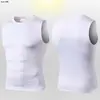 Fábrica de Origen Chaleco de Fitness para Hombre Top de Secado Rápido Transfronterizo Chaleco de Compresión de Manga Corta para Fitness Ropa Deportiva de Compresión para Hombre