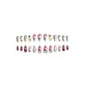 Wm-359 Conejito de Fresa Uñas Postizas Almendra Transfronterizo Lindo Dibujo Animado Fresco y Dulce 24 Piezas Uñas Portátiles Venta al por Mayor