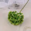 Flores Artificiales 72 Piezas Ramo Individual de Hortensia Flores Artificiales Decoración para Hogar Sala de Estar Flor de Seda Diseño de Escena de Boda Materiales de Flores