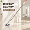 Cepillo de limpieza extensible para uso doméstico, diseñado para limpiar grietas de ventanas y pisos, con un cuerpo estrecho y mango largo, ideal para baños y otras áreas con espacios reducidos