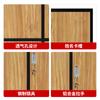 Transferencia de Grano de Madera Armario Lockers de Acero para Personal Escuela Fábrica Gabinete de Almacenamiento Baño Lockers de Cuatro Puertas