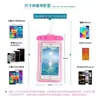 Bolsa à prova d'água para celular bolsa à prova d'água luminosa tela sensível ao toque reflexiva transparente celular para flutuar brincadeiras ao ar livre bolsa à prova d'água