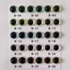 Juguete de Peluche Varilla Roscada Ojos de Gato Ojos de Vidrio Gema del Tiempo Accesorios DIY Ojos de Perro Realistas