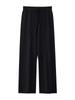 Nuevo Estilo de Verano 2025 Pantalones Casuales de Punto de Lana Peinada de 26 Hilos Color Sólido Cordón Holgado Pierna Ancha Estilo Largo