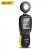 Medidor de ruído Deli detecção ponderada decibelímetro medidor de ruído anemômetro doméstico luxímetro DL333201