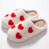 Pantuflas de Algodón Transfronterizas para Mujer, Uso en Casa, Forradas de Felpa, Engrosadas, Cálidas, Silenciosas, Antideslizantes, Pantuflas de Algodón para Pareja, En Stock
