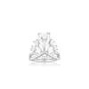 Anillo de Corona de Lágrima de Lujo Xuping Serie de Gemas Aleación de Cobre Anillo de Nicho para Vestir Fiesta Mujeres Venta al por Mayor
