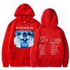 Eminem Tour de Control de la Ira 2002 Swodie Vintage Harajuku Fu