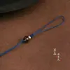 Cordón para Teléfono con Diseño de Estrella y Luna, Cuerda con Colgante de Perla Plateada, Cuerda para Accesorios de Jade Semi-Terminada DIY, Cordón para Coche Hecho a Mano