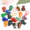 Atacado transfronteiriço amazon anjos ornamentais de ametista natural 15*20 escultura em jade artesanal anjo de cristal rosa
