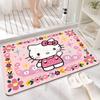 Alfombra Original Sanrio Hello Kitty para Baño de Barro de Diatomeas Verdadera Antideslizante Absorbente para el Hogar Dibujos Animados Linda