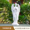 Enfeites de Anjo Creme Francês Pátio de Jardim Grande Arte Escultura de Gesso Decorações Adereços Presente