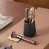 Mesa de té con traje de seis caballeros para la ceremonia del té con tinta de nube, mesa de té, herramientas para preparar té, tetera, bolígrafo, pinzas para té, accesorios para juegos de té de kung fu