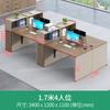 Mesa de Escritório Simples, Estação de Trabalho Moderna, Combinação de Mesa e Cadeira de Escritório para Duas, Quatro, Seis Pessoas