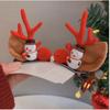 Alce navideño dulces accesorios para el cabello tocado horquilla femenina clip de asta pequeña accesorios de utilería para disfraz de vacaciones
