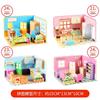 Rompecabezas 3D para Niños de 3 a 6 Años Niños y Niñas DIY Hecho a Mano Casa Pequeña Modelo de Papel Juguetes Educativos