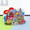 Serie ChaozhouAtracciones PopularesImanes de Refrigerador de MaderaCreativosTendencia NacionalImanes de Souvenir de ViajeAl por Mayor