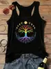 Camiseta sin mangas estampada de nuevo estilo transfronteriza europea y americana, varios estilos, la camiseta casual estampada más vendida de Amazon para mujer