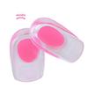 Pu Almofada Bicolor de Meio Tamanho Sol de Gel Absorvente de Choque Fina Esportiva e de Lazer para Homens e Mulheres Resistência do Pé Almofada de Calcanhar