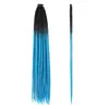 Peluca de Fieltro Africana Transfronteriza de 36 pulgadas con Rastas Extensiones de Cabello Tejidas a Mano Fibra Sintética Seda de Baja Temperatura Peluca de Rastas Largas de un Solo Hilo