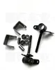 Eixo de Garfo de Motocicleta Direção Dianteira Dispositivo de ATV Perfil de Alumínio Go-Kart Veículo de Quatro Rodas Acessórios 12mm/10mm