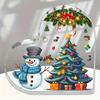 Nuevas Manualidades de Acrílico Transparente de Amazon Atmósfera Navideña Invernal Decoración de Escritorio Feliz Festividades Adornos
