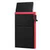 Tarjetero para Hombre Listo para Usar con Protección Rfid, Estuche para Tarjetas de Aleación de Aluminio con Mecanismo de Empuje Lateral y Refuerzo de Tornillo