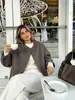 [Más Vendido] Chaqueta estilo Chanel para mujer, chaqueta de otoño, abrigo corto de lana, chaqueta para mujer, nuevo estilo 2025