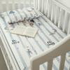 60 peças de algodão acetinado de fibra longa estampado bebê classe a touca de cama totalmente fechada costura capa de colchão de cama dormitório estudantil à prova de poeira