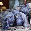 Fábrica por atacado de cetim europeu jacquard quatro estações quatro peças roupa de cama ao vivo venderá o fornecimento de presentes da empresa