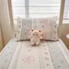 Nueva funda de almohada de algodón lavable súper suave estilo ins para dormitorio de estudiante de invierno un par de 48 cm * 74 cm funda de almohada para el hogar comodidad