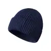 Gorro Casual Frío Personalizado de Amazon 2025 para Mujer Otoño e Invierno Color Sólido Gorro de Punto Estilo Coreano Versátil Gorro de Lana Gorro de Piel de Melón