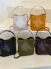 Bolso cruzado de estilo coreano para el día a día de gran capacidad, bolso de hombro y bandolera, nuevo bolso tipo cubo tejido minimalista 2026