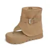 Sandalias de Plataforma Cortas para Mujer con Aumento Oculto de Altura, Nuevo Estilo Primavera/Verano 2026, Sandalias de Tira Gruesa para Mujeres Bajitas