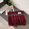 Novo Cachecol Xadrez Atmosfera Estilo Coreano Feminino Quente Seco Rosa Claro Branco Macio Borla Xale Pescoço Moda