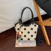 Bolso de Lunares para Mujer, Nuevo Bolso de Mano Exquisito de Moda Verano 2026, Bolso Cubo Cruzado al Hombro, Bolso de Viaje