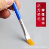 Caneta de Tinta a Óleo de Nylon Acessórios de Pintura a Óleo Digital Pincel para Boneca de Gesso Ponta Azul Cabeça Chata Pontiaguda Linha de Gancho Haste de Plástico