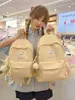 Mochila para Niña Estilo Curativo Cachorro Lindo Azul Leche Mate, Estilo Dulce y Adorable de Mejor Amiga para Viajes y Compras