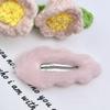 Otoño e invierno Nuevo lindo tocado de peluche con clip BB peludo con flequillo horquilla lateral horquilla nube tocado estilo coreano al por mayor