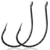 2 veces reforzado Longlin anzuelo invertido acero de alto carbono grupo de pesca wacky anzuelo simple con púas pesca en mar Luya señuelo blando anzuelo para insectos blando